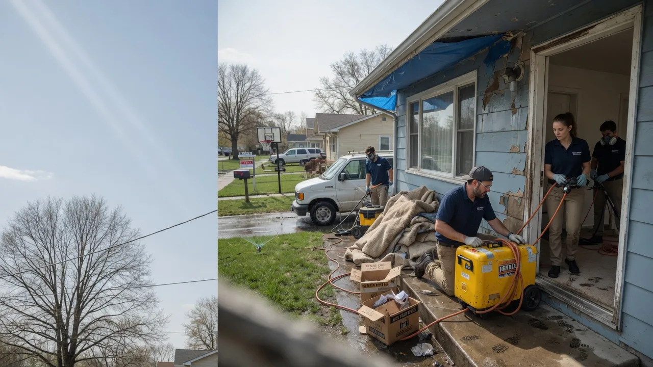 Basement Flood Cleanup in Pratt, KS near me
